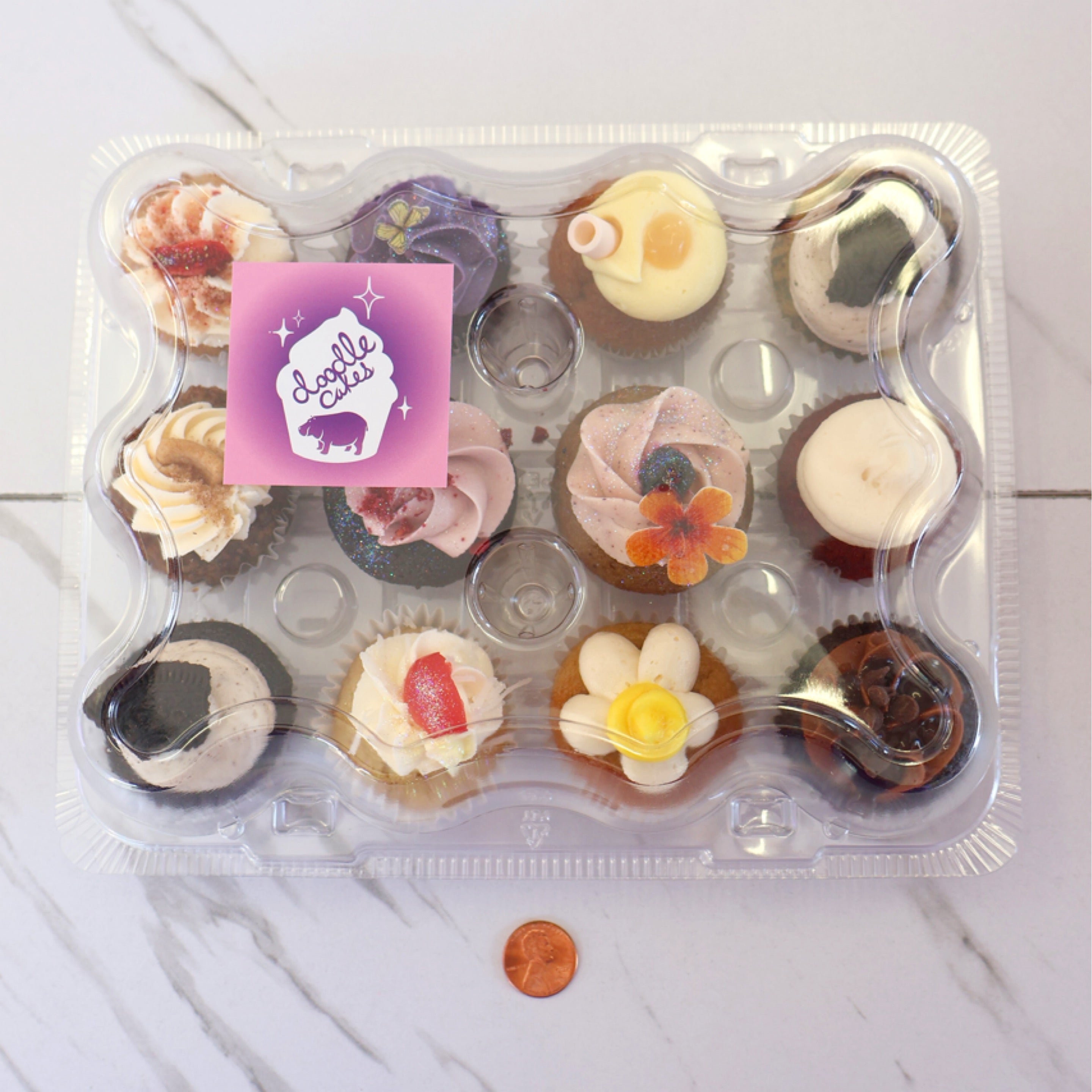 mini cupcake minis vegan gluten free dessert dozen pack 12 cake